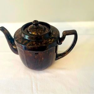 VTG English Brown Glaze Tea Pot